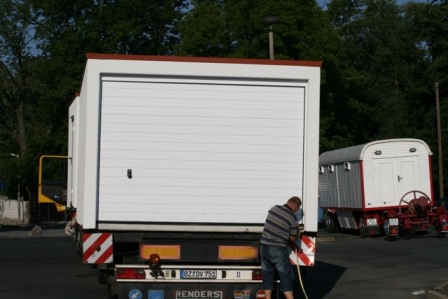 Betongarage Auf LKW
